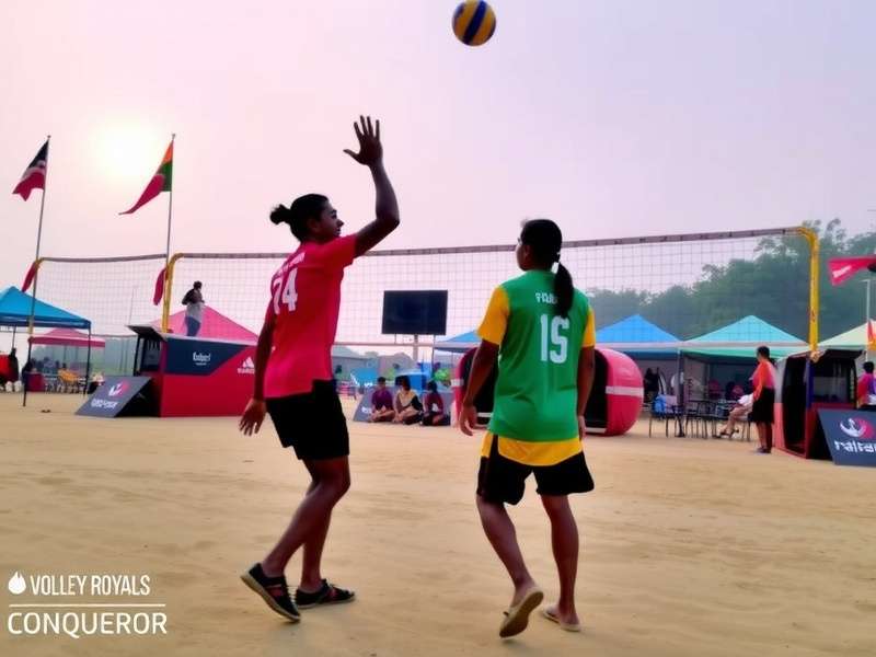 Volley Royals Conqueror 4v4 Ranked Match in Mumbai Arena