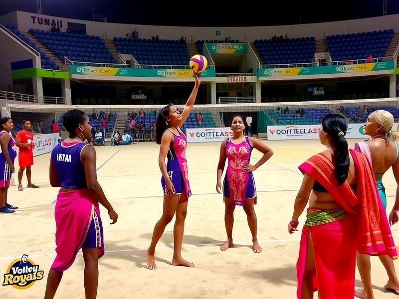 Volley Royals Conqueror Chennai Marina Beach Arena
